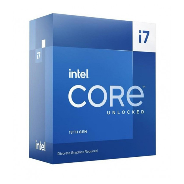 Procesador Intel Core i7 13700KF, 16 Cores (8 Performance-cores / 8 Efficient-cores), 24 Threads, Hasta 5.40GHz, 30Mb, Socket LGA1700, Intel 13th Generación - BX8071513700KF