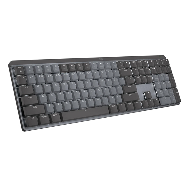 Teclado Mecánico Inalámbrico Logitech MX Mechanical Grafito, Switches Tactil, Logi Bolt USB, Bluetooth - 920-010845