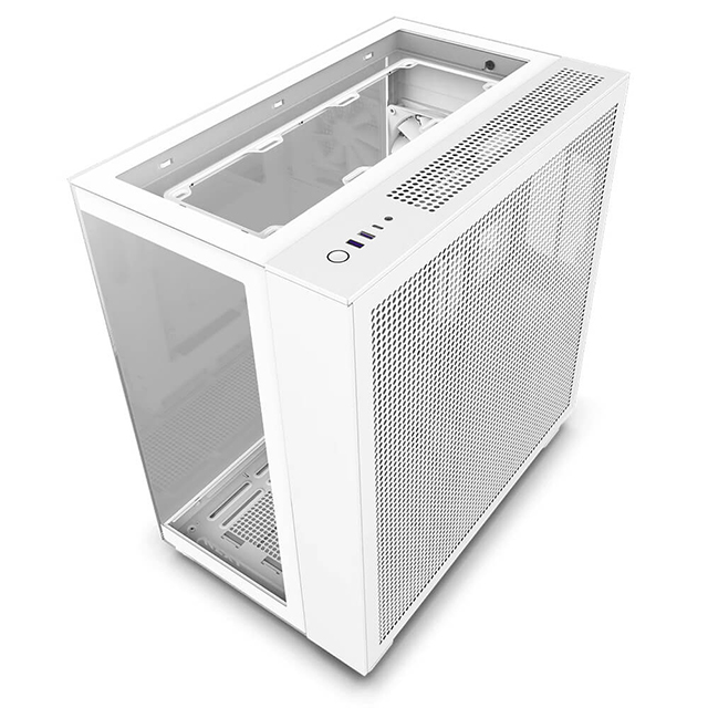 Gabinete NZXT H9 Elite Blanco, ATX, Cristal Templado, 3 Ventiladores RGB, 1 Ventilador sin RGB - CM-H91EW-01