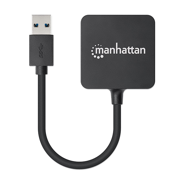 Hub USB 3.0 de SuperVelocidad con 4 puertos Manhattan - 162296