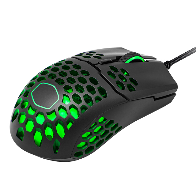 Mouse Gamer Cooler Master M711 RGB Negro, Alámbrico, 6 Botones, Pixart 3389, 16,000 DPI - 711-KKOL1