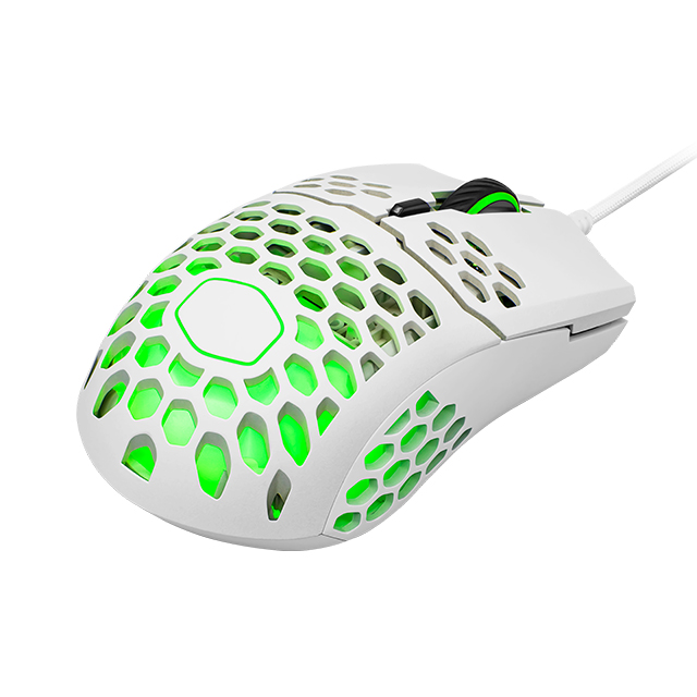 Mouse Gamer Cooler Master M711 RGB Blanco, Alámbrico, 6 Botones, Pixart 3389, 16,000 DPI - MM-711-WWOL1