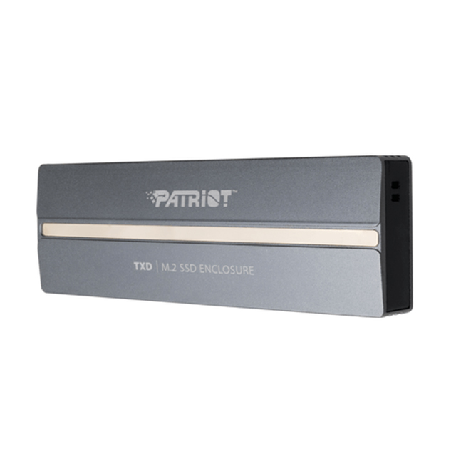Gabinete Externo Patriot TXD para SSD M.2 NVMe, USB 3.2 Gen2, Hasta 1000 MB/s, Compatible con Formatos 2230/2242/2260/2280 - PV810UPNGM