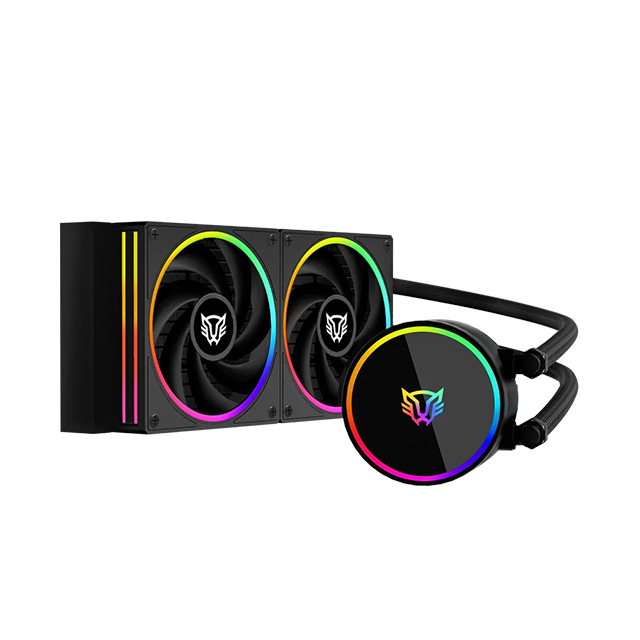 Enfriamiento Líquido Balam Rush Hydrox Pro V2 HX24, 240mm, 2 Ventiladores, RGB, Negro - BR-941884
