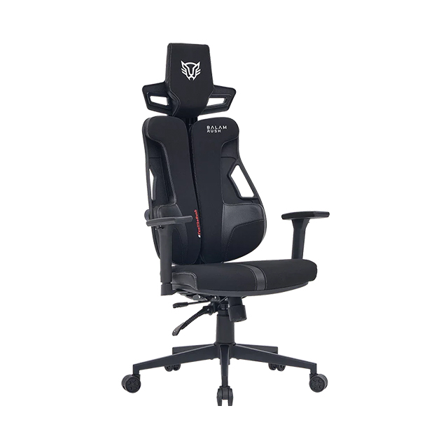 Silla Gamer Balam Rush Bolt Rush PT, Inclinación 120°, 150 kg, Negro - BR-940535