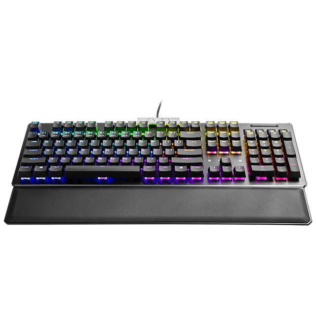 Teclado Mecanico EVGA Z15 RGB, Hot Swappable Switches, Kailh Speed Silver (Linear), Español - 821-W1-15US-KR