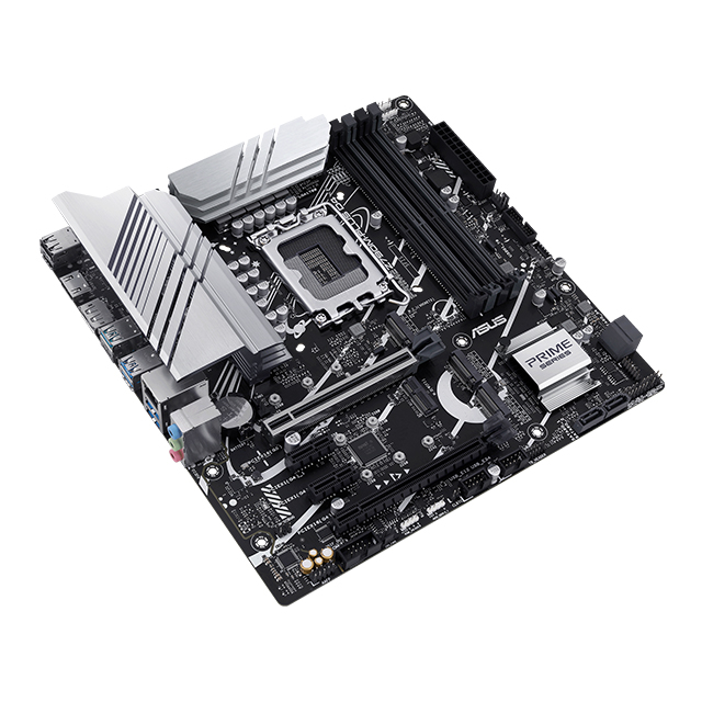 Tarjeta Madre Asus Prime Z790M-Plus D4, Micro-ATX, 12th y 13th Gen Intel, LGA1700, DDR4 5333Mhz OC, x3 M.2, Aura Sync, Thunderbolt 4