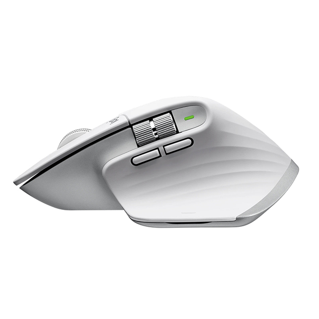 Mouse Logitech MX Master 3S Gris Palido, Inalámbrico, 7 Botones, 8,000 DPI - 910-006562