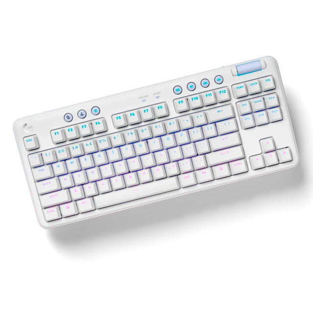 Teclado Mecánico Inalámbrico Logitech G715 TKL, Switches GX Lineal, Lightspeed, Bluetooth, Reposa muñecas Ingles - 920-010684