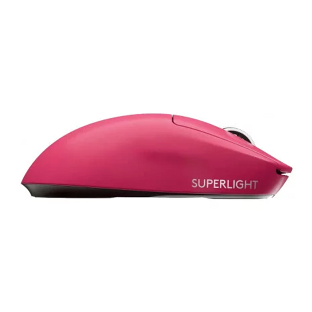 Mouse Logitech G PRO X Superlight Magenta, Lightspeed, Ultra Ligero, Inalámbrico, Sensor Hero 25K - 910-005955