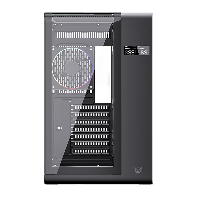 Gabinete Balam Rush Tank Expert Curve 7400, Media Torre, ARGB, Cristal Templado, ATX, Negro - BR-941594
