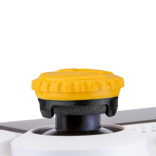 KontrolFreek - Borderlands 3 Claptrap - para PS4 y PS5 | Performance Thumbsticks | 2 Mid-Rise Convex | Amarillo