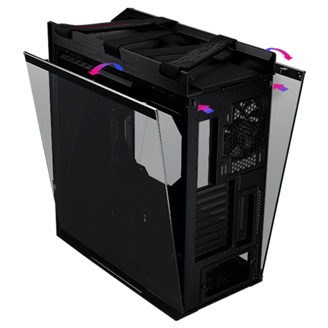 Gabinete Asus ROG Strix GX601 Helios, E-ATX, Cristal Templado, Aura Sync, RGB