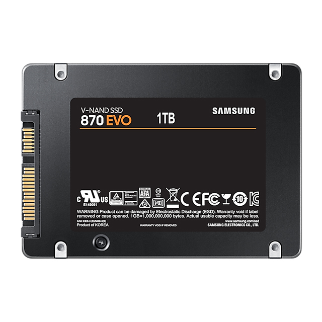Unidad de Estado Solido SSD Samsung 870 Evo 4TB, 560/530, SATA III - MZ-77E4T0B/AM