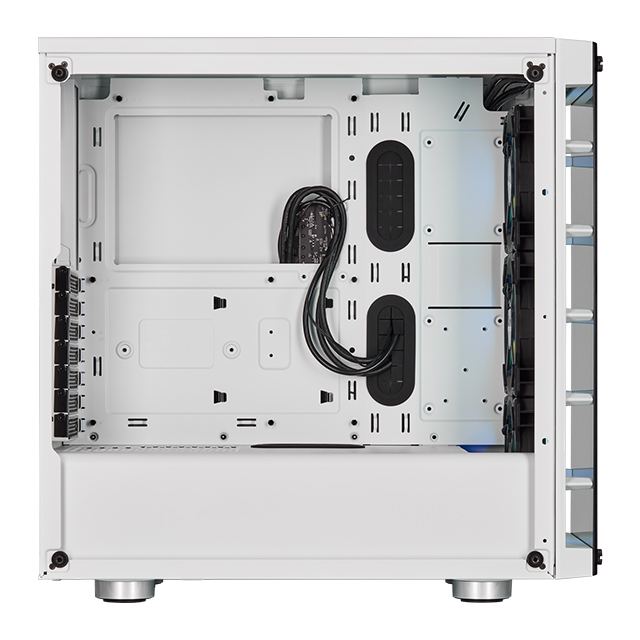 Gabinete Corsair ICUE 465X RGB Blanco, Cristal Templado, 3 Ventiladores LL120, ATX - CC-9011189-WW