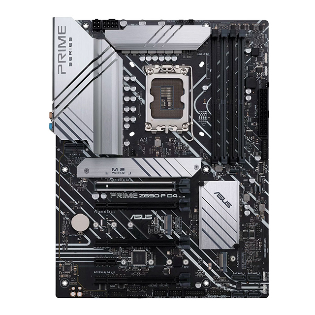 Tarjeta Madre Asus Prime Z690-P D4, ATX, 12th Gen Intel, LGA1700, DDR4 5333Mhz OC, 3x M.2, Thunderbolt 4, Aura Sync