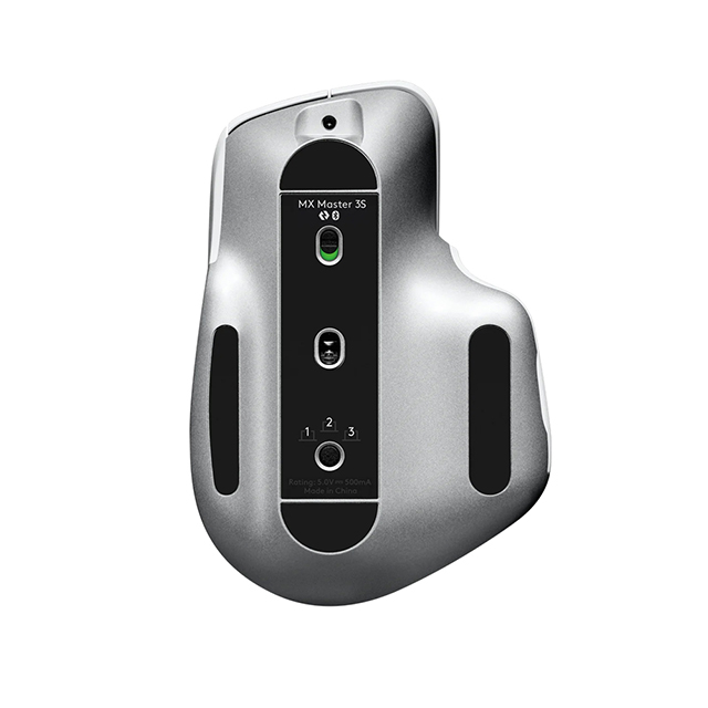 Mouse Logitech MX Master 3S Gris Palido, Inalámbrico, 7 Botones, 8,000 DPI - 910-006562