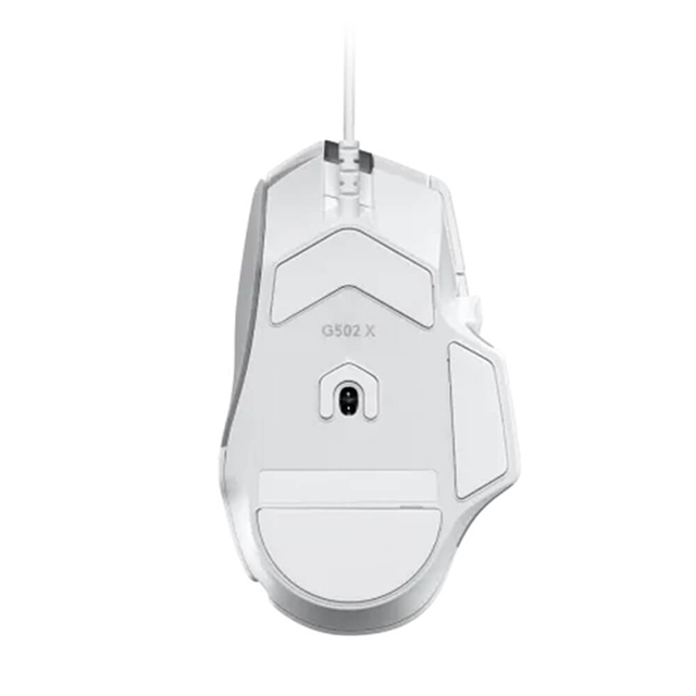 Mouse Gamer Logitech G502 X Blanco, Sensor Hero 25K, Alámbrico, Interruptores Lightforce, 25,600 DPI -910-006145