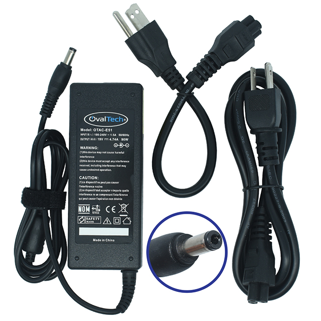 Cargador universal para laptop Ovaltech 19V/4.74AH + USB  - OTAC-E51