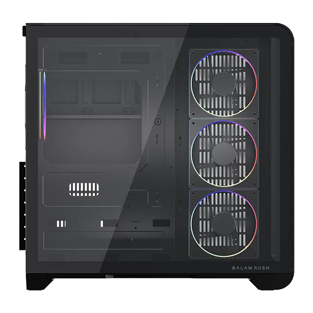 Gabinete Balam Rush Tank Expert Curve 7400, Media Torre, ARGB, Cristal Templado, ATX, Negro - BR-941594