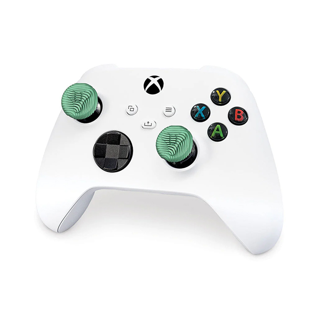 KontrolFreek - Destiny 2: Lightfall Strand Edition - para Xbox One y Series X|S | Performance Thumbsticks | 2 Alturas Mixtas, Precisión y Agarre Mejorados | Verde Transparente