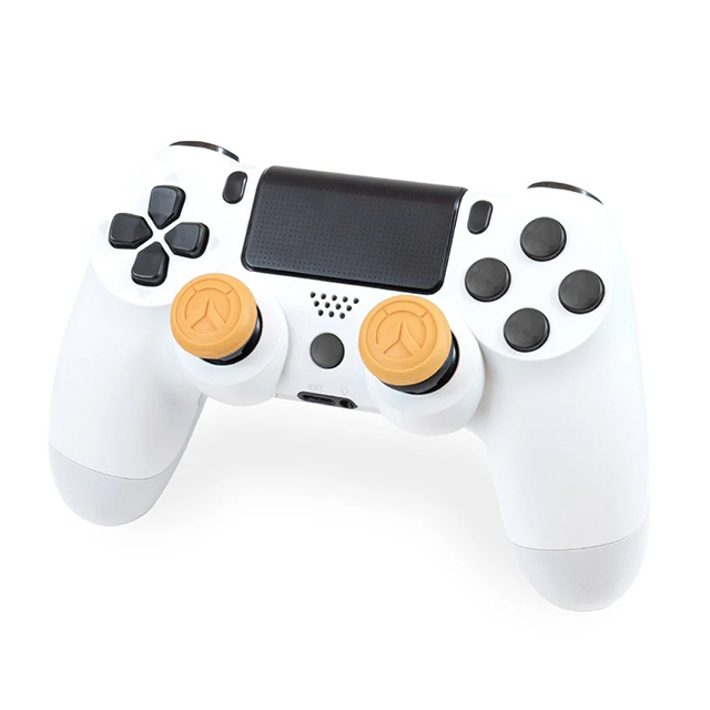 KontrolFreek - Overwatch - para PS4 y PS5 | Performance Thumbsticks | 2 Alturas Mixtas, Precisión y Agarre Mejorados | Naranja