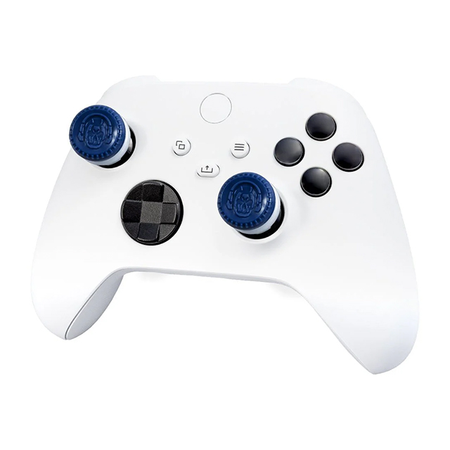 KontrolFreek - Call of Duty: Warzone - para Xbox One y Series X|S | Performance Thumbsticks | 2 Alturas Elevadas, Precisión Máxima | Azul/Gris