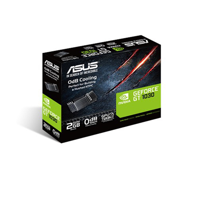 Tarjeta de Video Nvidia Asus GeForce GT 1030 2GB DDR5 - GT1030-2G-CSM