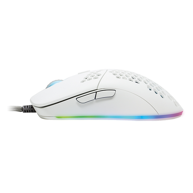 Mouse GameFactor MOG601, Rosa, Ultralight, Alámbrico, RGB, 16,000 DPI, PIXART 3389, 7 Botones - MOG-601 PK
