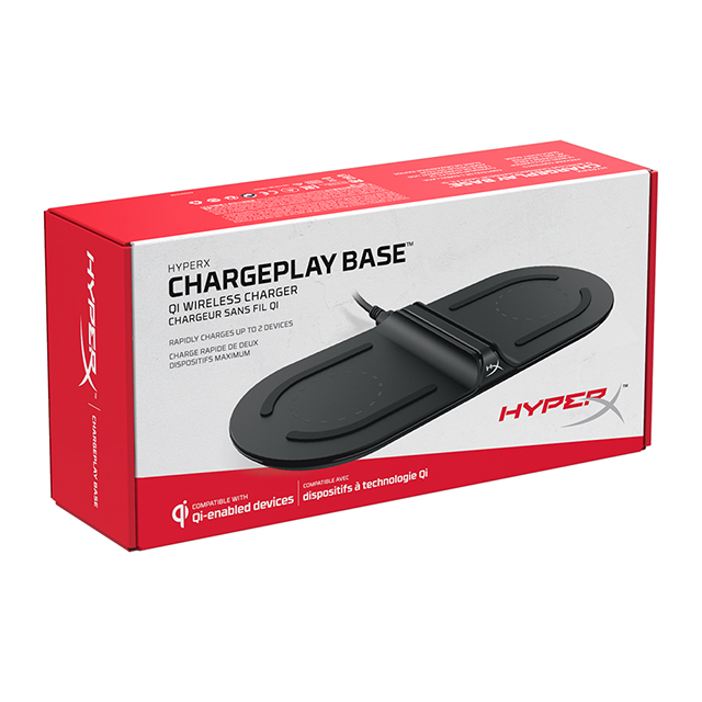 Estación de carga Inalambrica HyperX ChargePlay Base Qi, Compatible con iPhone - HX-CPBS-A, 4P5M8AA#ABL