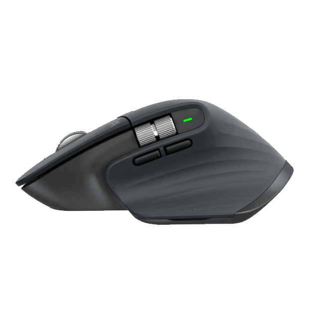 Mouse Logitech MX Master 3S Grafito, Inalámbrico, 7 Botones, 8,000 DPI - 910-006561