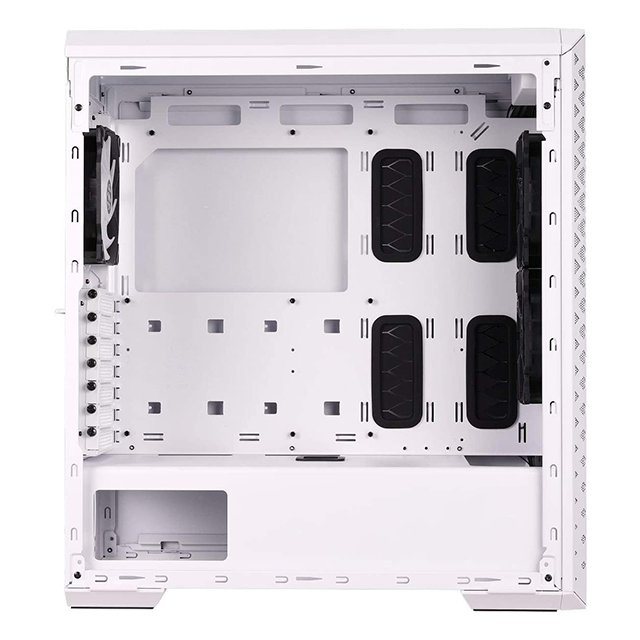 Gabinete XPG Defender Pro Blanco, Cristal Templado, 3 Ventiladores ARGB, Soporte GPU Vertical, ATX - DEFENDER PRO-WHCWW