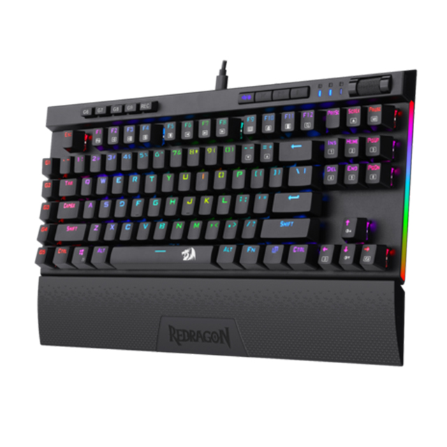 Teclado Mecanico Redragon Magic-Wand Pro K587RGB-PRO, TKL, Switches Redragon Red Opticos, Español