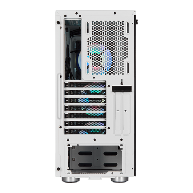 Gabinete Corsair ICUE 465X RGB Blanco, Cristal Templado, 3 Ventiladores LL120, ATX - CC-9011189-WW