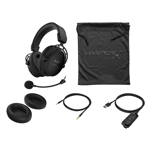 Diadema HyperX Cloud Alpha S Blackout, Alámbrico, USB, 3.5mm, PC, PS4, Stereo, 7.1 Surround, HX-HSCAS-BK/WW