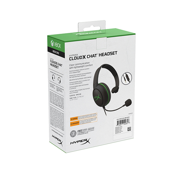 Diadema HyperX CloudX Chat, Alámbrico, 3.5mm, Xbox One X, Stereo, HX-HSCCHX-BK/WW