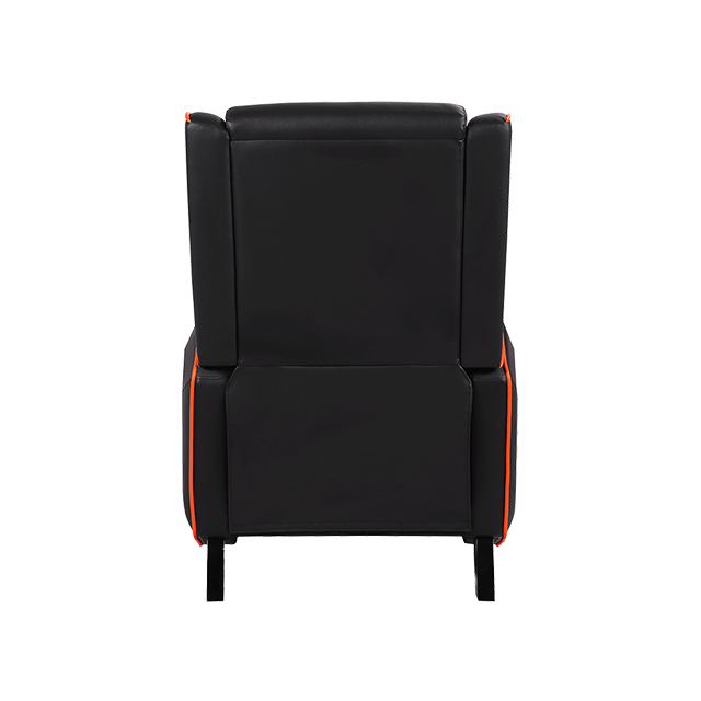 Sofá Gamer COUGAR Ranger One, reclinable, reposapiés plegable, soporte lumbar, negro/naranja – CGR-SA1
