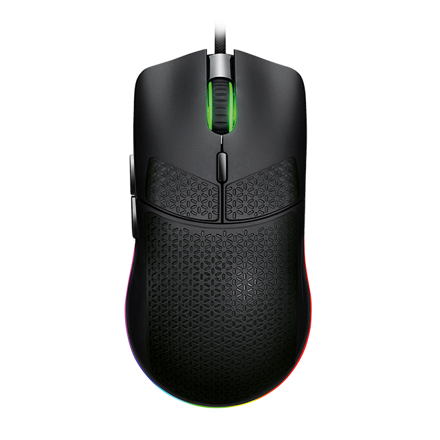 Mouse GameFactor MOG601, Rosa, Ultralight, Alámbrico, RGB, 16,000 DPI, PIXART 3389, 7 Botones - MOG-601 PK