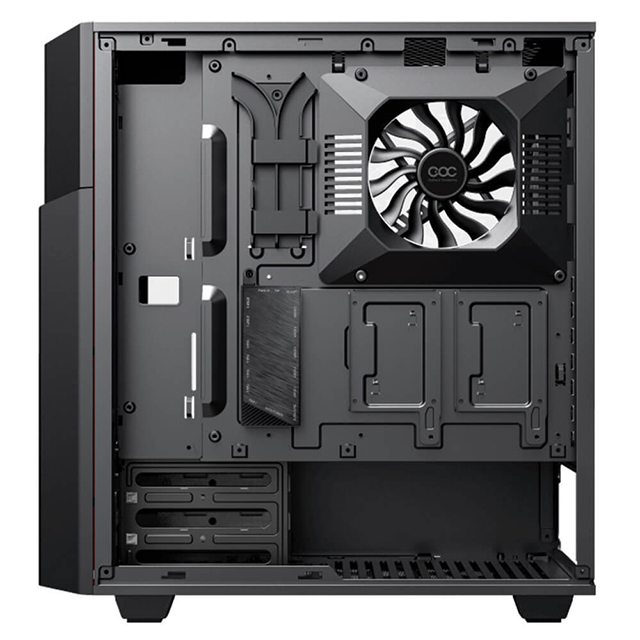 Gabinete Munfrost Panda Pro Red, E-ATX, Cristal Templado, 2 Ventiladores ARGB