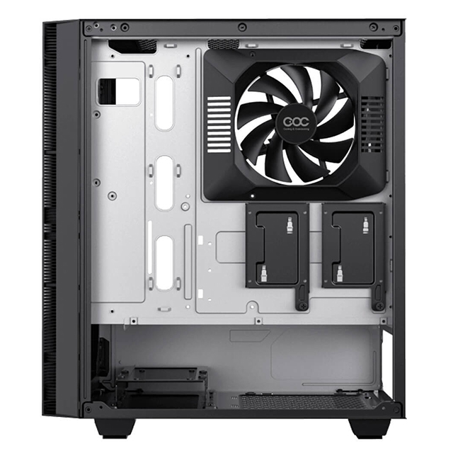 Gabinete Munfrost Fulgor Black, Cristal Templado, 1 Ventilador ARGB, Tecnologia Munfrost COC, ATX