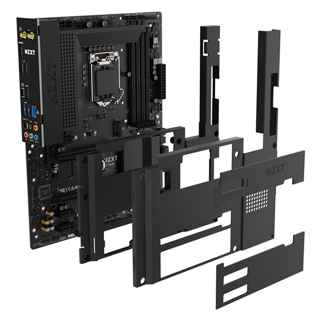 Tarjeta Madre NZXT N7 Z490, 10-11 Gen Intel, LGA 1200, DDR4 4266Mhz OC, ATX, x3 M.2 - N7-Z49XT-B1