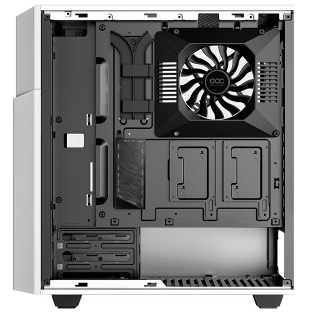 Gabinete Munfrost Panda Pro White, E-ATX, Cristal Templado, 2 Ventiladores ARGB