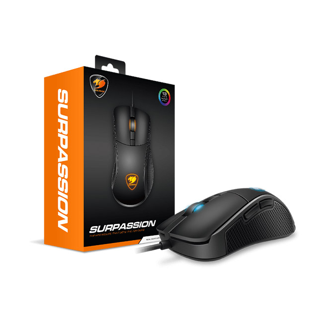 Mouse Cougar Surpassion, Alámbrico, 7200 DPI, 3MSURWOB.0001