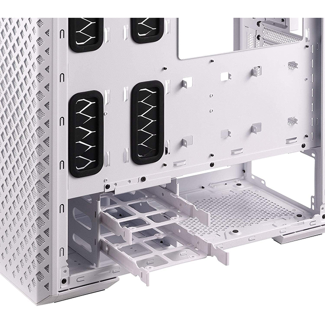 Gabinete XPG Defender Pro Blanco, Cristal Templado, 3 Ventiladores ARGB, Soporte GPU Vertical, ATX - DEFENDER PRO-WHCWW