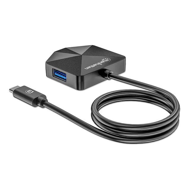 Hub USB-C Manhattan 181150, 4 Puertos (2×USB-A, 2×USB-C), USB 3.2 - 181150