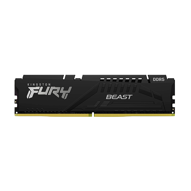 Memoria RAM Kingston Fury Beast 16 GB, DDR5, 5600 MT/s, EXPO, CL36, Disipador – KF556C36BBE-16 - DDR5-LOCK - Venta exclusiva en ensamble