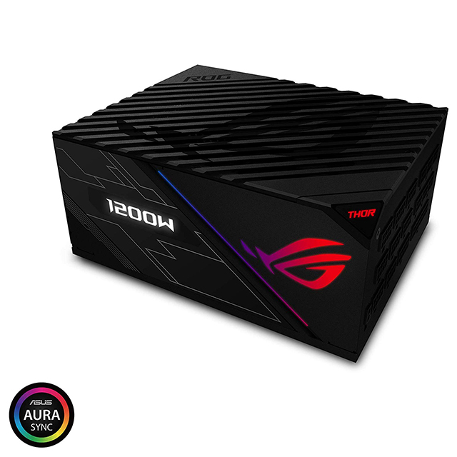 Fuente de Poder Asus ROG Thor 1200P, 1200W 80 Plus Platinum - ROG-THOR-1200P - DISPLAY