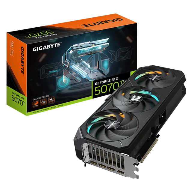 Tarjeta de video Nvidia Gigabyte GeForce RTX 5070 Ti Gaming OC, 16GB GDDR7, PCI Express 5.0 - GV-N507TGAMING OC-16GD