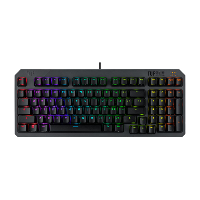 Teclado Mecanico Asus TUF Gaming K3 Gen II, RGB, Switches N-key Rollover, Anti-Ghosting, Aura Sync, Ingles - RA07-TUF-K3-GEN II