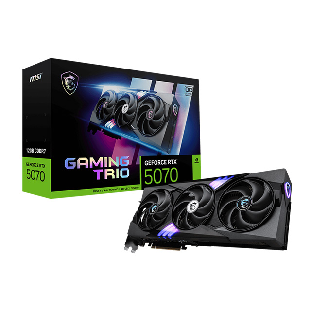 Tarjeta de video Nvidia MSI GeForce RTX 5070 Gaming Trio OC, 12GB GDDR7, PCI Express 5.0